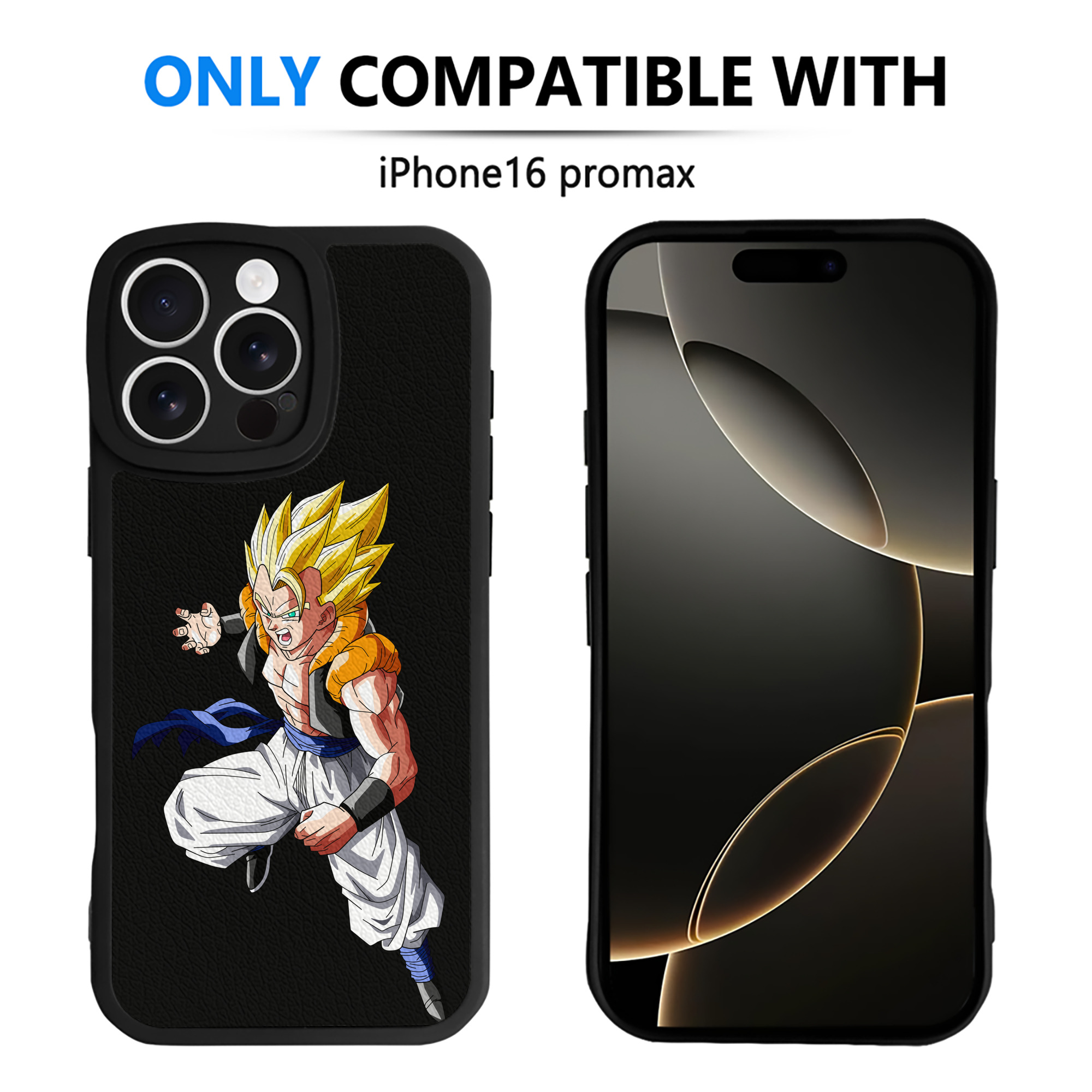 （画像用） ドラゴンボール ベジータ四世（Bejīta Yonsei）DRAGON BALL Vegeta IV 【iPhone 16シリーズ対応】シリコンスマホケース（レザー調） 材質：シリコン